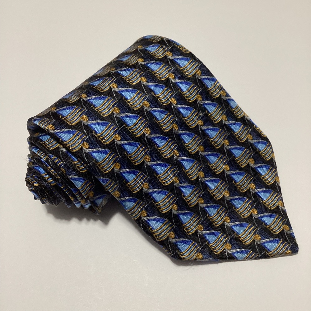Ermenegildo Zegna Print Foulard Tie